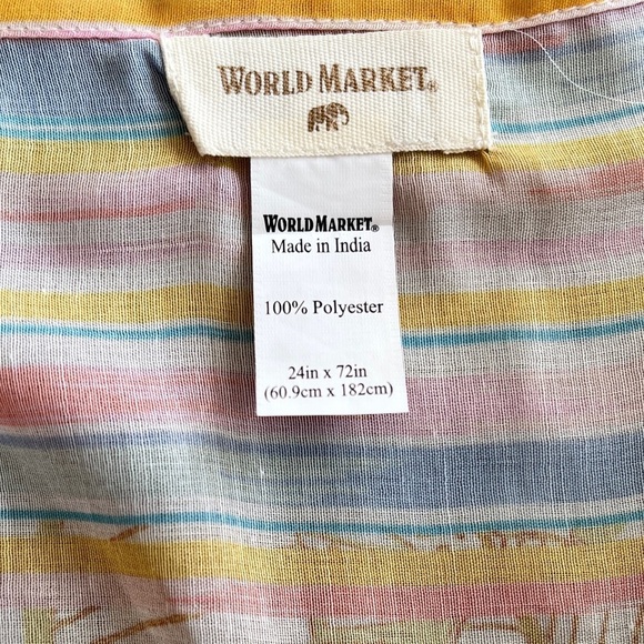 World Market Printed Scarf - Picture 7 of 8